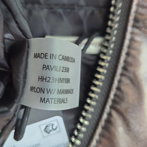 Rebecca Minkoff Nylon Medium Zip Julian Backpack Anthrocite, NWT, City Chic Edgy main image 8